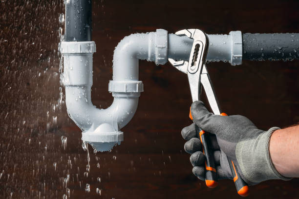 Professional Plumbing technician working in May, TX